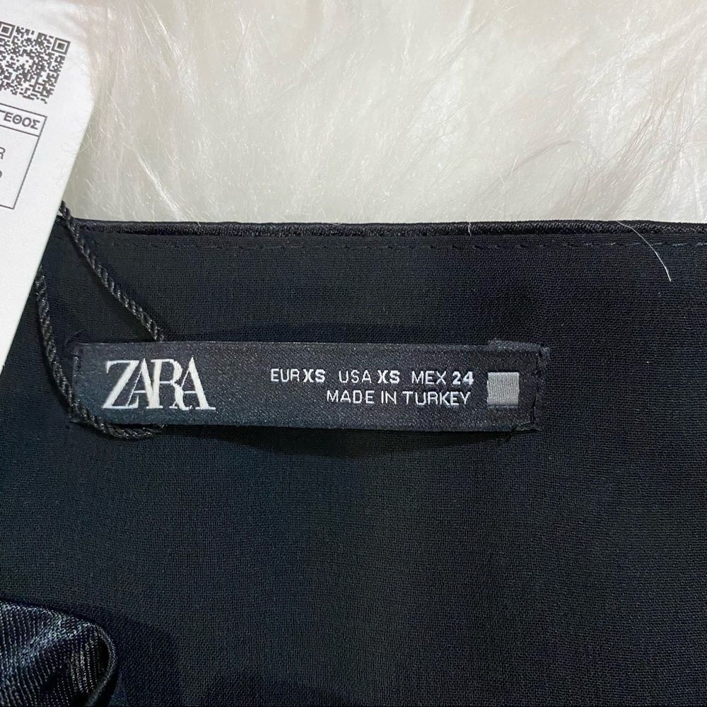 ZARA laced satin crop top. XS - Picture 9 of 12